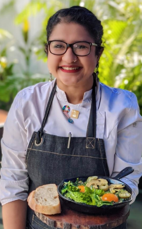 Megha Kohli
Megha Kohli is the Chef Partner at Mezze Mambo, a Mediterranean restaurant in New Delhi. She also runs a boutique hospitality consultancy.